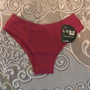 NEW! Loba S Panties - Trend Rib - colour cherry 4804